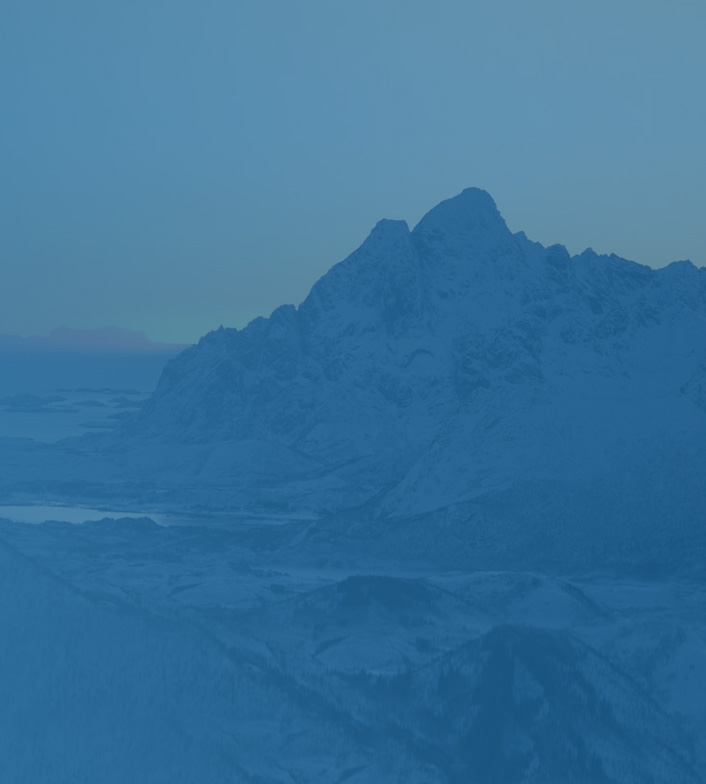 Norwegian mountain range