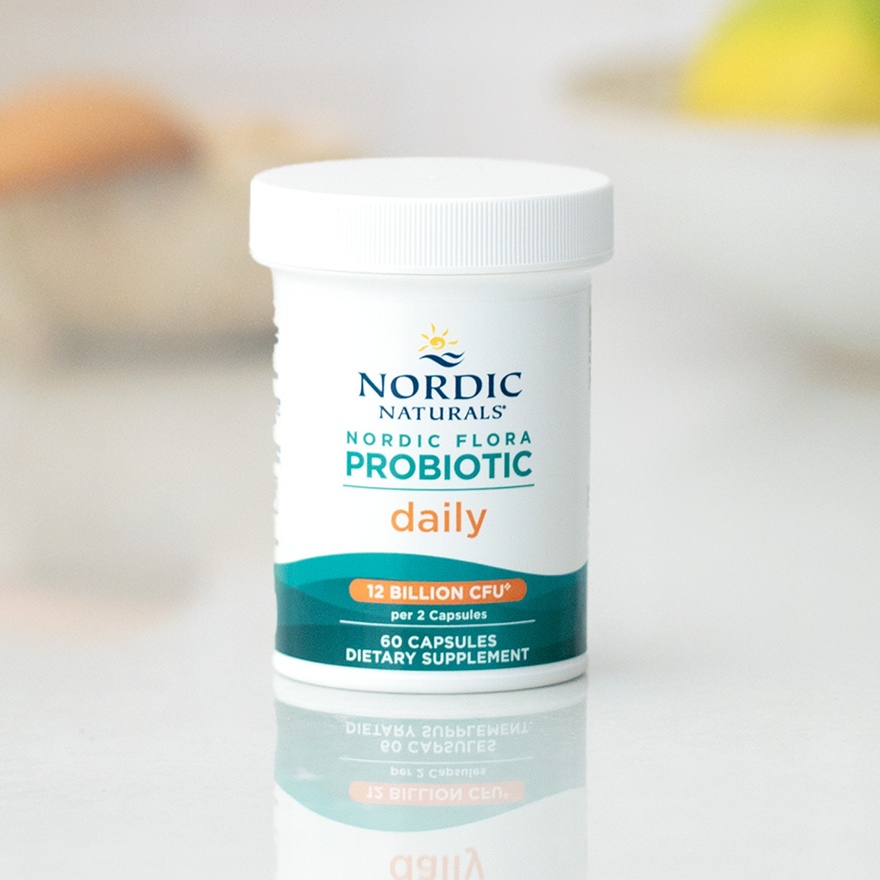 Breakfast with Nordic Flora probiotic